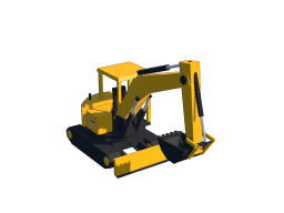 Minibagger aus dem Spiel